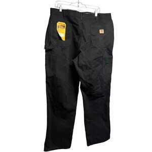Carhartt Mens Black Duck Work Dungaree Loose Original Fit Denim Pants 40x34 New